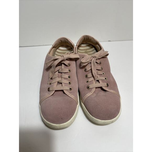 VIONIC Women’s 9.5 Pink Suede Brinley Sneakers - Picture 2 of 5